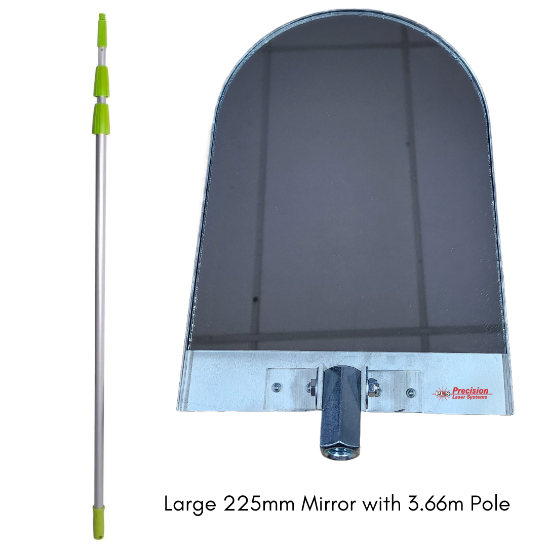 Large Inspection Mirror & 5m Pole PLS