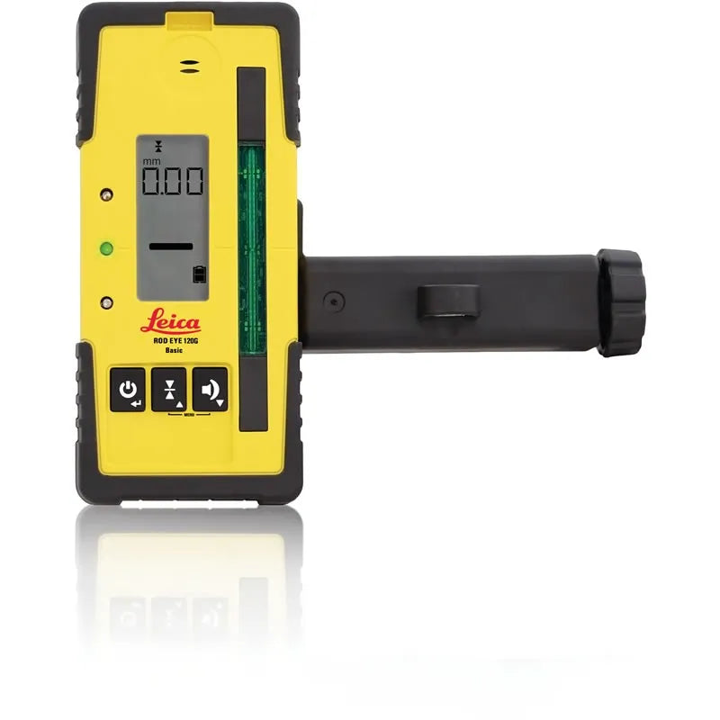 Leica Rugby 640G – Green Beam Rotating Laser with Rod Eye 120G Receiver