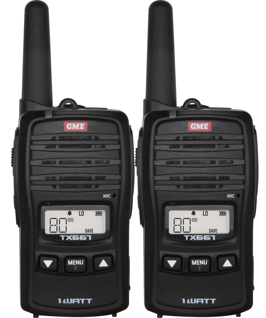 GME TX667 UHF Radio Twin Pack