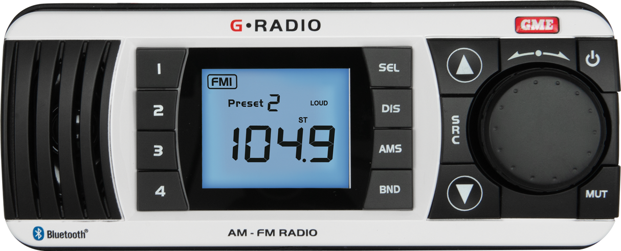 GR300BTWEP2 Bluetooth AM/FM Marine Stereo - Entertainment Pack