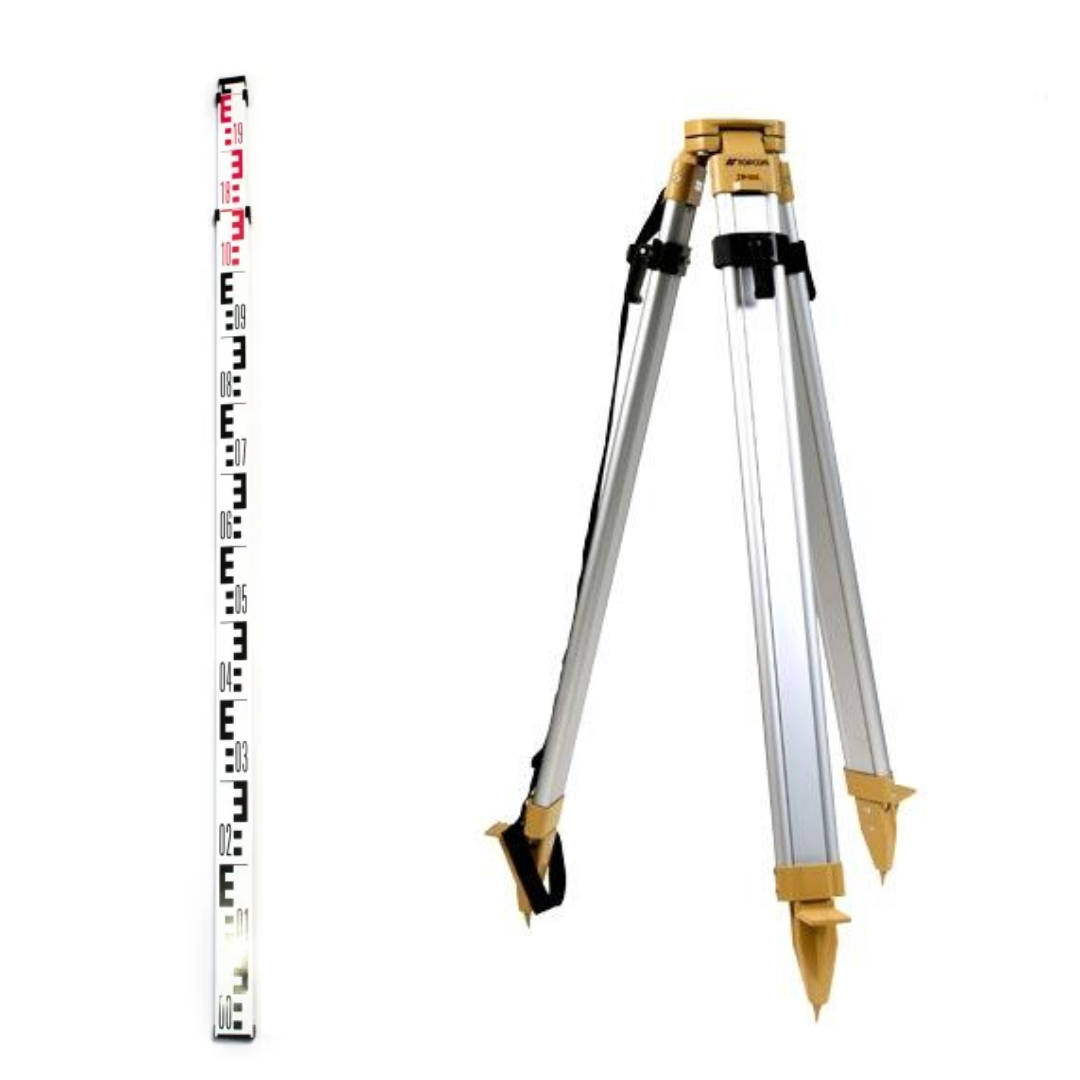 Tripod & Staff Combo - 3 Metre
