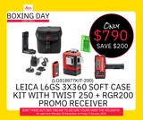 Leica Lino L6G 3x360 Soft Case kit with Twist 250 + RGR200 Promo Receiver