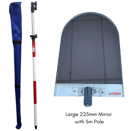 Large Mirror with 5m Pole PLS