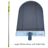 Large Inspection Mirror & 5m Pole PLS