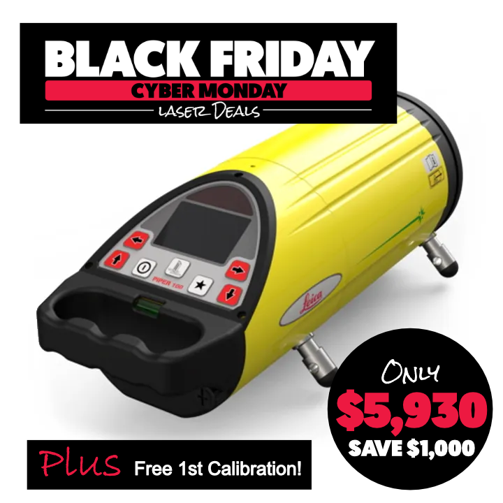 Leica Piper 100 Green Beam Pipe Laser Package