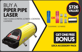 Leica Piper 100 Green Beam Pipe Laser Package