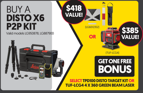 Leica Disto X6 Laser Distance Meter P2P Kit