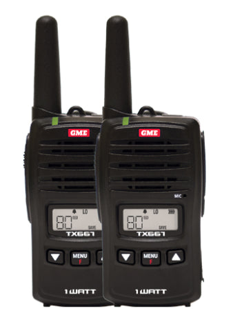 GME 667 UHF Radio TWIN PACK