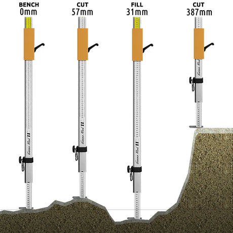 Cut and Fill Rod