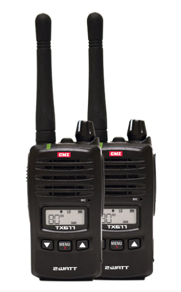 GME TX677 UHF Radio TWIN PACK