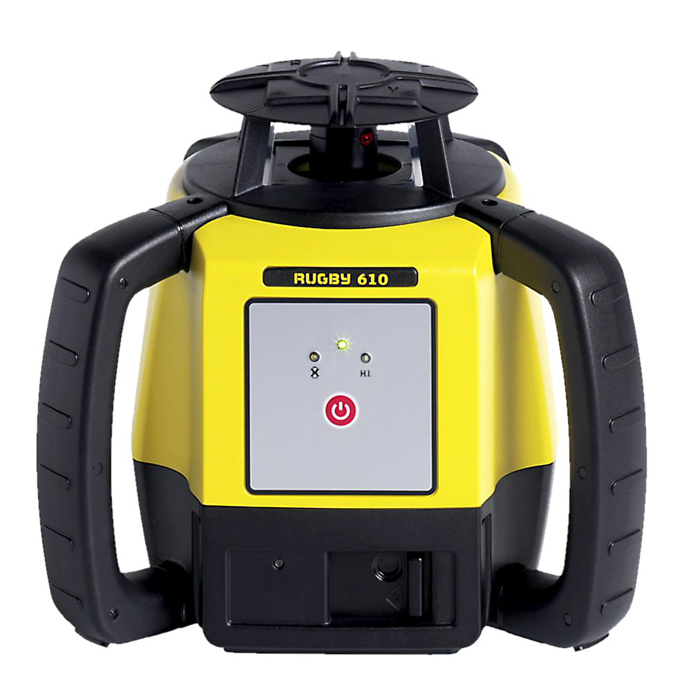 Leica Rugby 610 Rotating Laser with Rod Eye 120 Receiver – Precision ...